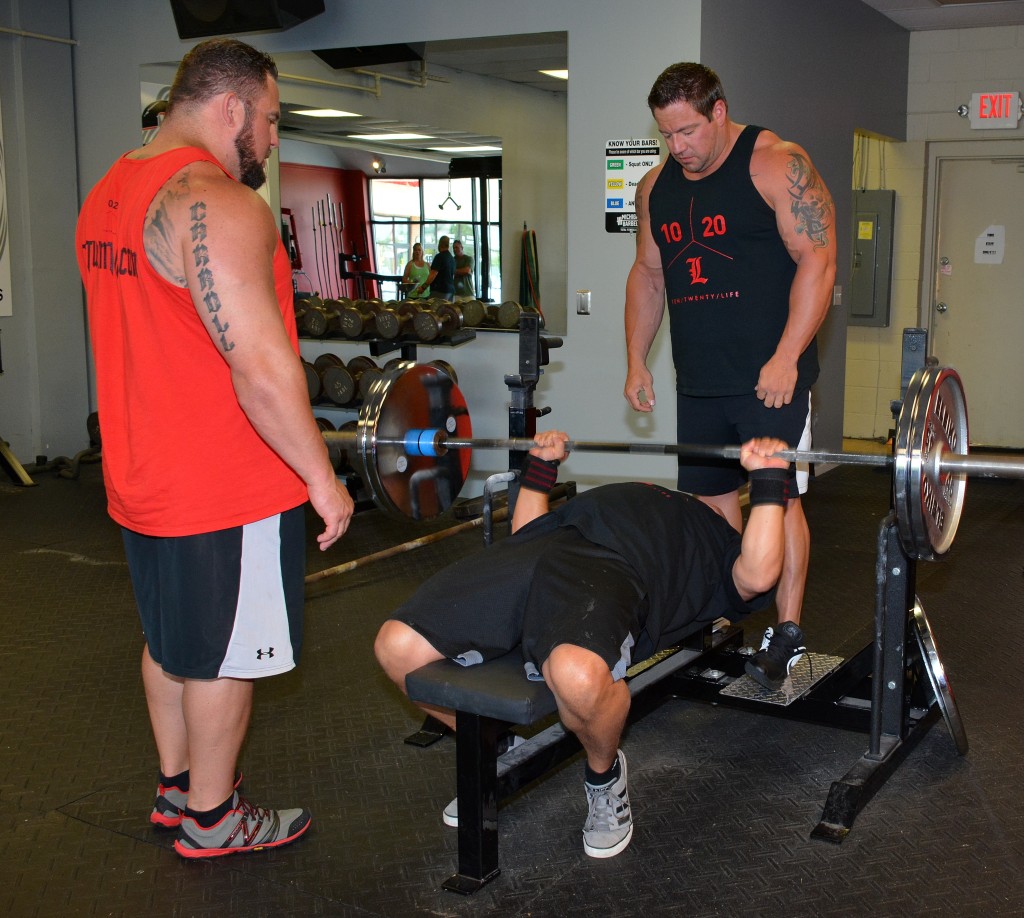 Brian Carroll Week 7, day 2 bench "Path to the WR total at 242