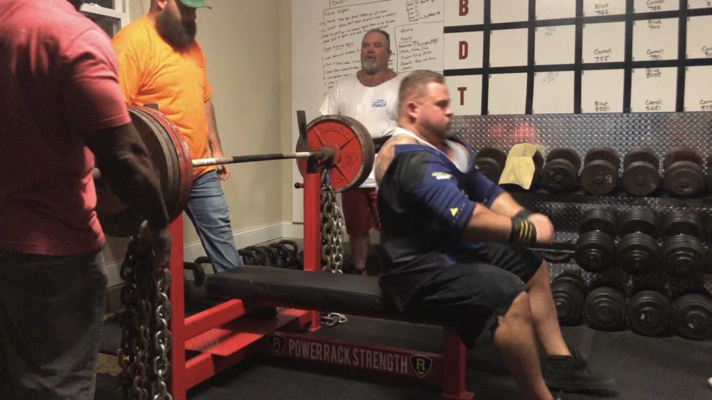 Brian Carroll APF Rick Lawrence Memorial Meet Power Rack Strength