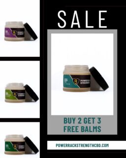 BUY 2 BALMS GET 3 ABSOLUTELY FREE!

Big CBD balm deal is live right now. Buy 2 CBD balms and get 3 FREE. This is one of our best recovery offers and it’s perfect if you use CBD daily for sore joints, muscle tightness, or post-training recovery.

Stock up while it’s available because this one doesn’t last long. Sale ends 1/18.

Click the link below to shop now!

PowerRackStrengthCBD.com

#CBDRecovery #CBDTopical #MuscleRecovery #JointSupport #PainRelief
