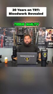 TRT, Peptides, and blood work changes

This video breaks down my personal history with peptides, what my blood work actually shows, and why peptides should be viewed as signals that support repair and regulation, not magic fixes or shortcuts. I also explain what KLOW really is, why it is a blended peptide system, and why data and professional oversight matter more than copying protocols off the internet.

This is not medical advice. Always talk to your doctor or healthcare practitioner before starting any peptide, supplement, or hormone protocol.

To watch the full video, click the link below, the link in bio, or the link on my story!

https://www.powerrackstrength.com/why-use-peptides-like-klow/

#Peptides #KLOW #Recovery #Longevity #BloodWork