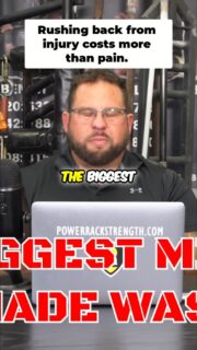 I thought I was ready… I wasn’t.
Pain went away, strength started coming back, and I convinced myself it was time to push again. I even set a timeline to compete, thinking I was being patient.
I wasn’t.
The biggest mistake I made with my back injury wasn’t bad technique or lifting too heavy—it was rushing back and confusing pain-free with being healed. That mindset almost cost me everything.
Your body doesn’t care about your goals, your timeline, or how motivated you feel. Biology runs the show. And if you try to rush it, it will humble you fast.
If you’re coming off an injury and feeling good right now, this is the most dangerous phase. This is where people mess it up.
Stay patient. Build real capacity. And don’t make the same mistake I did.
To watch the full video, click the link below, the link in bio, or the link on my story!
https://www.powerrackstrength.com/the-biggest-mistake-i-made-with-my-back-injury/
#BackPainRecovery #StrengthTraining #InjuryPrevention #TrainSmart #SpineHealth