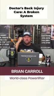 This was a great conversation with Chris Duffin because we were able to get into the real layers behind back pain, strength training, performance, and long-term durability.
Back injuries are not simple. They are not random. And they are not solved by throwing a generic “non-specific back pain” label on someone and sending them down the same tired path of medication, pain management, therapy, surgery, and “go do whatever you want.”
Every back injury is specific. Every athlete has different demands. Everybody has different weak points, strong points, and adaptation timelines. That is why assessment matters. You cannot tune a high-performance machine by guessing, and you cannot rebuild a human by guessing either.
Whether we are talking about an elite athlete, a lifter who pushed too hard too soon, or someone just trying to get through life without pain, the process has to start with understanding the person, the injury mechanism, and the demands placed on the body.
Big thank you to Chris Duffin for having me on his YouTube channel. Go check out the full conversation on Chris Duffin’s YouTube channel, @MadScientistDuffin.
To watch the full video, click the link below or the link on my story!
https://www.youtube.com/watch?v=IxnwkNfioMI
#BackPain #SpineHealth #StrengthTraining #ChrisDuffin #BrianCarroll
