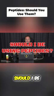 Should you use peptides?

The answer is not automatically yes. Peptides may help support healing, recovery, inflammation management, and even better control over nutrition, but they should never replace training, rehabilitation, sleep, proper nutrition, or personal responsibility.

If you do not understand what you are taking, cannot trust the source, or are only using it because it is trending online, you probably should not be using it.

Educate yourself, speak with someone who actually understands these compounds, and make an informed decision based on your own situation.

To watch the full video, click the link below, the link in bio, or the link on my story!

https://www.powerrackstrength.com/should-you-use-peptides/

#Peptides #Recovery #InjuryRecovery #HealthEducation #BrianCarroll