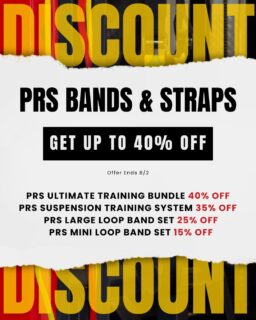 🔥 DISCOUNT ALERT 🔥
The PRS Bands & Straps Sale is officially live!
Now is the perfect time to upgrade your training setup and save on the equipment we use every day for strength, rehab, warm-ups, recovery, and performance.
Save up to 40% OFF:
✅ PRS Ultimate Training Bundle – 40% OFF
✅ PRS Suspension Training System – 35% OFF
✅ PRS Large Loop Band Set – 25% OFF
✅ PRS Mini Loop Band Set – 15% OFF
⏳ Sale ends August 2, so don’t wait if you’ve been thinking about adding these to your gym.
Shop here: https://powerrackstrength.myshopify.com/
Or simply click the link in my bio or the link on my story to take advantage of these limited-time savings!
#PowerRackStrength #StrengthTraining #ResistanceBands #HomeGym #FitnessEquipment