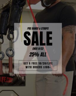 🚨 SALE IS LIVE! 🚨

All bands and straps are 25% OFF now through 8/23 at 11:59 PM EST. Prices are already marked down, so no code needed.

PLUS, spend $100+ and get a FREE 10/20/Life with your order.

Stock up, save 25%, and grab your free copy while the sale is live.

Ends 8/23 at 11:59 PM EST.

🔗 Link below, in my bio, or on my story!
PowerRackStrength.com

#PowerRackStrength #StrengthTraining #Sale #Powerlifting #Strength