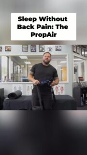 If your sleeping position is contributing to your back pain, the Prop-Air Sleeper gives you adjustable support exactly where you need it.
When sleeping on your back, position it under the small of your back and add just enough air to comfortably support the lumbar spine.
For side sleeping, position it between your hip and ribcage to help fill the natural gap created by your waist and provide support as you sleep.
The key is finding the right amount of pressure for you. Pump it up until it feels like slightly too much, then release a little air until you find your comfortable position.
And remember, support is only part of the equation. Good sleeping positions, proper movement, and spine hygiene still matter.
👉 Learn more about the Prop-Air Sleeper here:
https://powerrackstrength.myshopify.com/products/propair
#BackPain #LowBackPain #SpineHealth #McGillMethod #PropAir