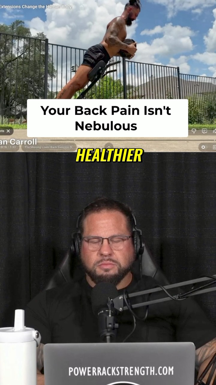 Back extensions can be a great tool, but they are not the answer to every back problem.
In this video, I break down the Knees Over Toes approach to back extensions, posture, posterior-chain training, and back pain. There are parts of the system I agree with, but the biggest issue is specificity. Back pain is not one problem, and it should not be treated with one universal solution.
The exercise has to fit the person, the symptoms, and the demands they need to return to.
If you would like to watch the full video, please click the link below, the link on my Instagram story, or the link on my LinkTree located in my bio!
https://www.powerrackstrength.com/my-take-on-the-knees-over-toes-approach-to-back-pain/
Sign up for the PRS newsletter email list:
https://powerrackstrength.myshopify.com/pages/prs-news-letter
#BackPain #BackExtension #KneesOverToes #CoreTraining #PowerRackStrength