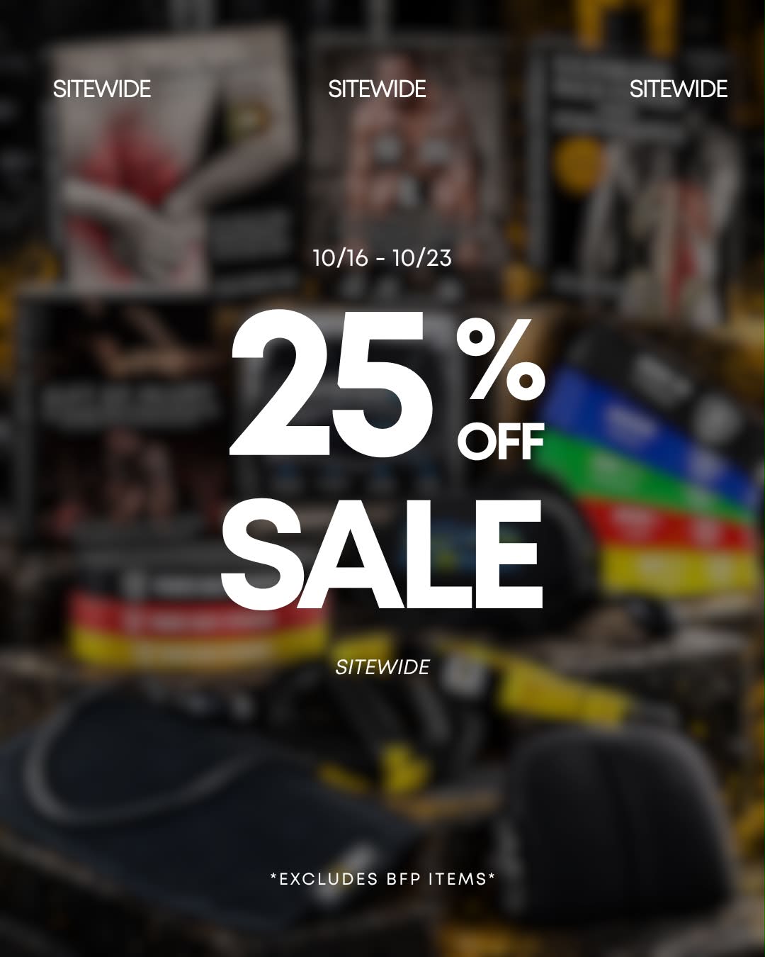 🚨 PRS SITEWIDE SALE! 25% OFF EVERYTHING! 🚨
For a limited time, save 25% SITEWIDE at PowerRackStrength!
Whether you’re looking to improve your training, build strength, protect your back, or upgrade your gym essentials, now is the time to stock up and save.
💪 25% OFF:
Books and educational resources
Back supports and lifting belts
Resistance bands
Lifting straps
And more!
⏰ SALE ENDS OCTOBER 23!
Don’t miss your chance to save on the tools and resources designed to help you train smarter, move better, and get stronger.
🛒 SHOP NOW: https://powerrackstrength.myshopify.com
Discount excludes Back Fit Pro (BFP) items.
#PowerRackStrength #StrengthTraining #FitnessSale #BackHealth #TrainSmarter